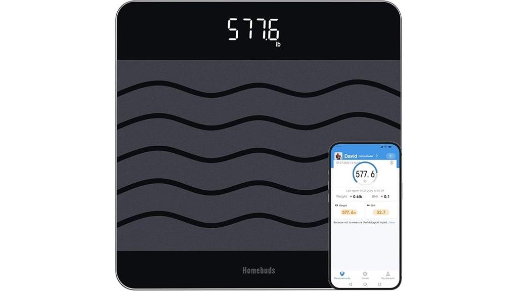 smart bathroom scale app
