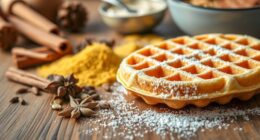 spice infused waffle creations