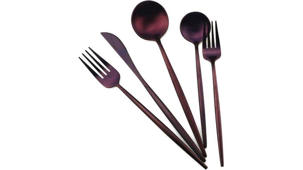 stainless steel flatware set