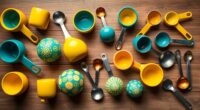 stylish and functional measuring sets