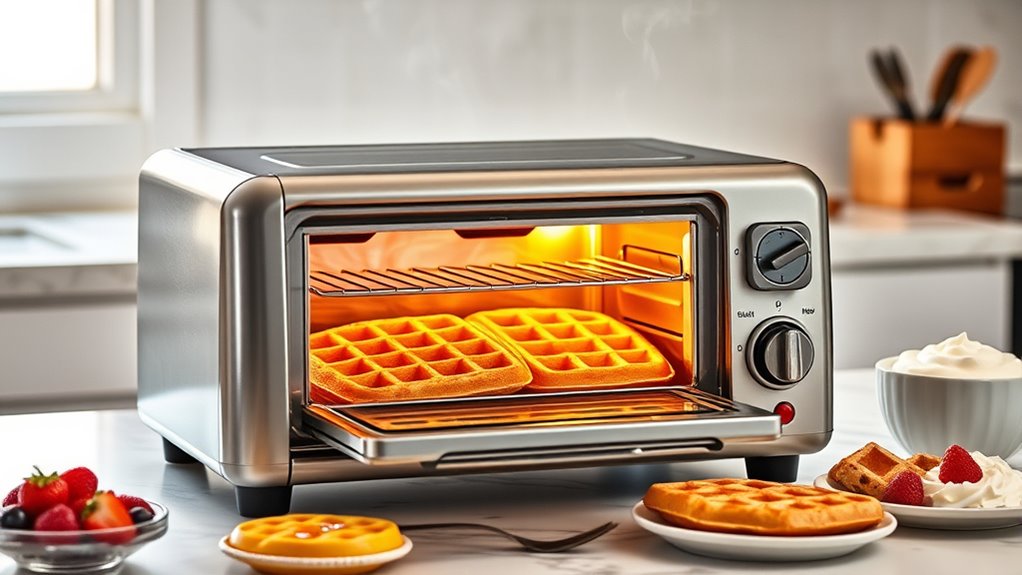 toaster oven waffle selection