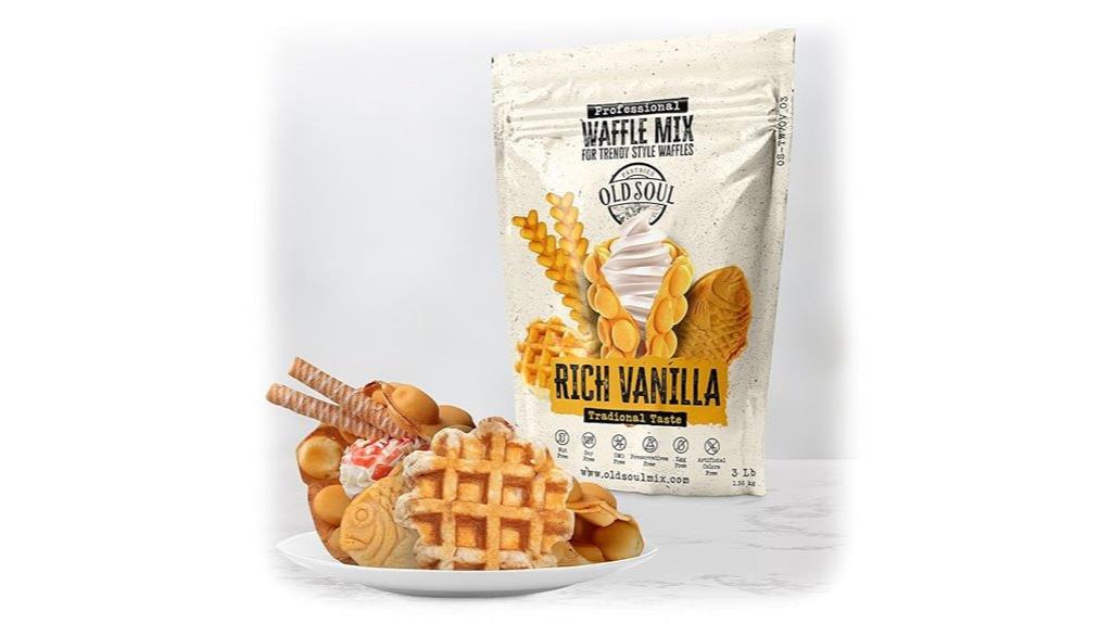 trendy waffle pancake mix