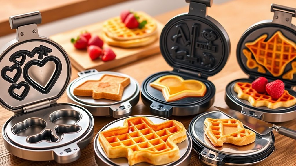 unique shape waffle makers
