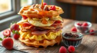 unique waffle sandwich recipes