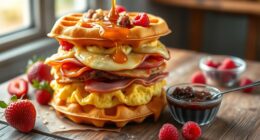 unique waffle sandwich recipes