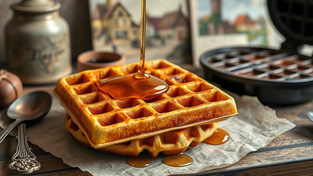 waffle history and development