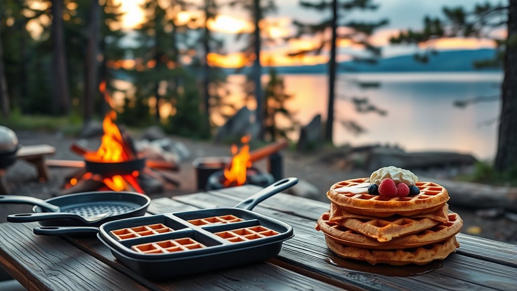 waffle pans for camping