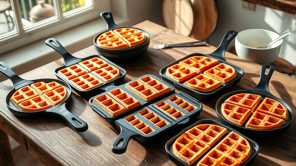 waffle pans handle considerations
