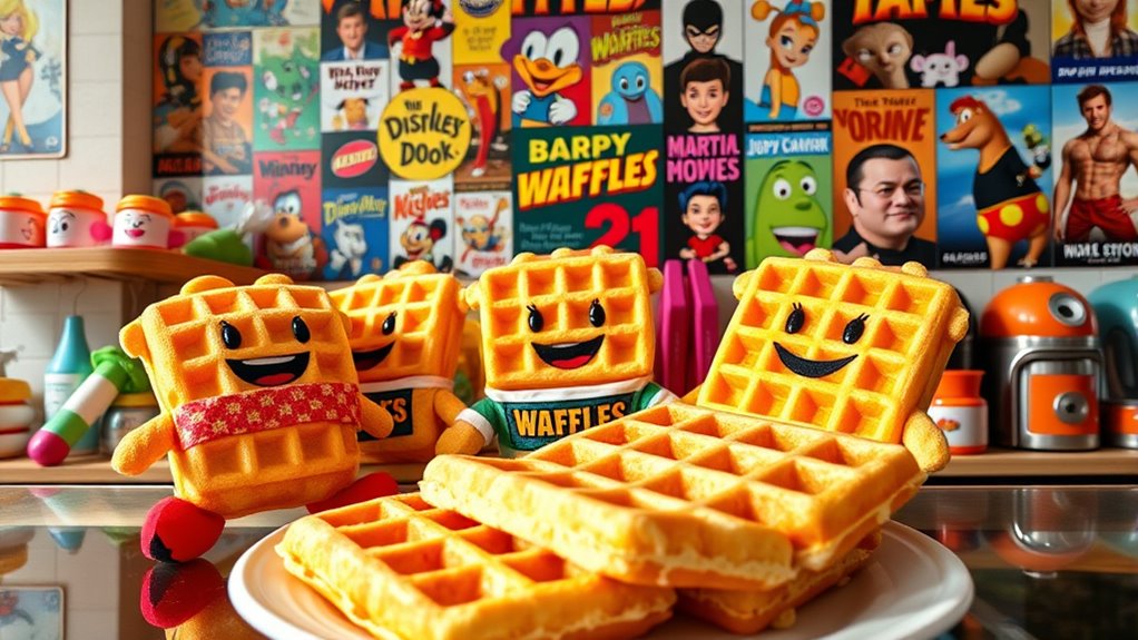 waffle themed pop culture items