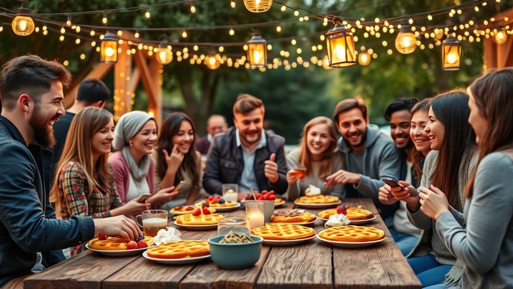 waffles fun community connection