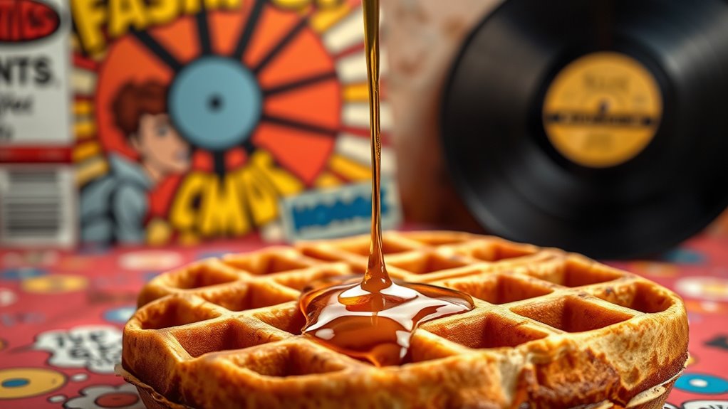waffles influence on media
