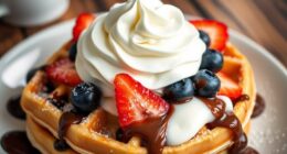 whipped cream for waffles