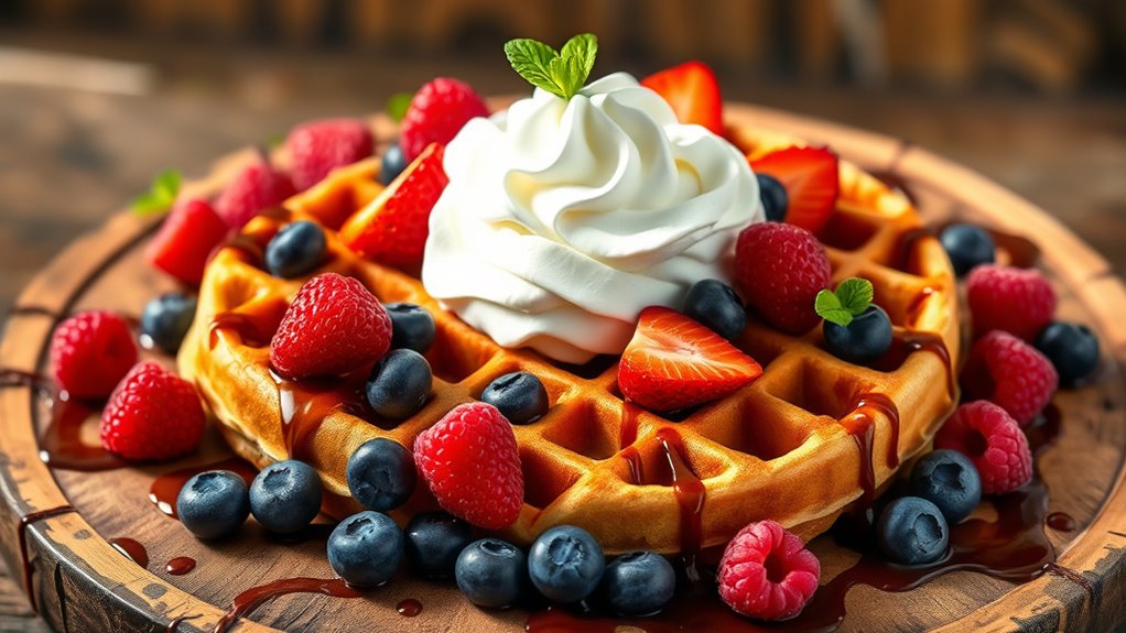 whipped cream presentation inspiration
