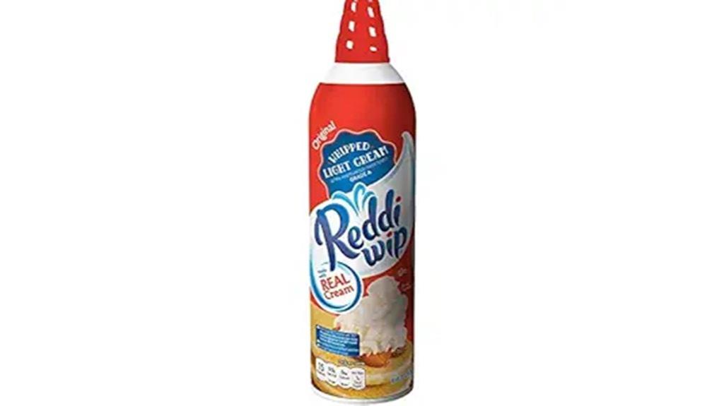 whipped cream twelve cans