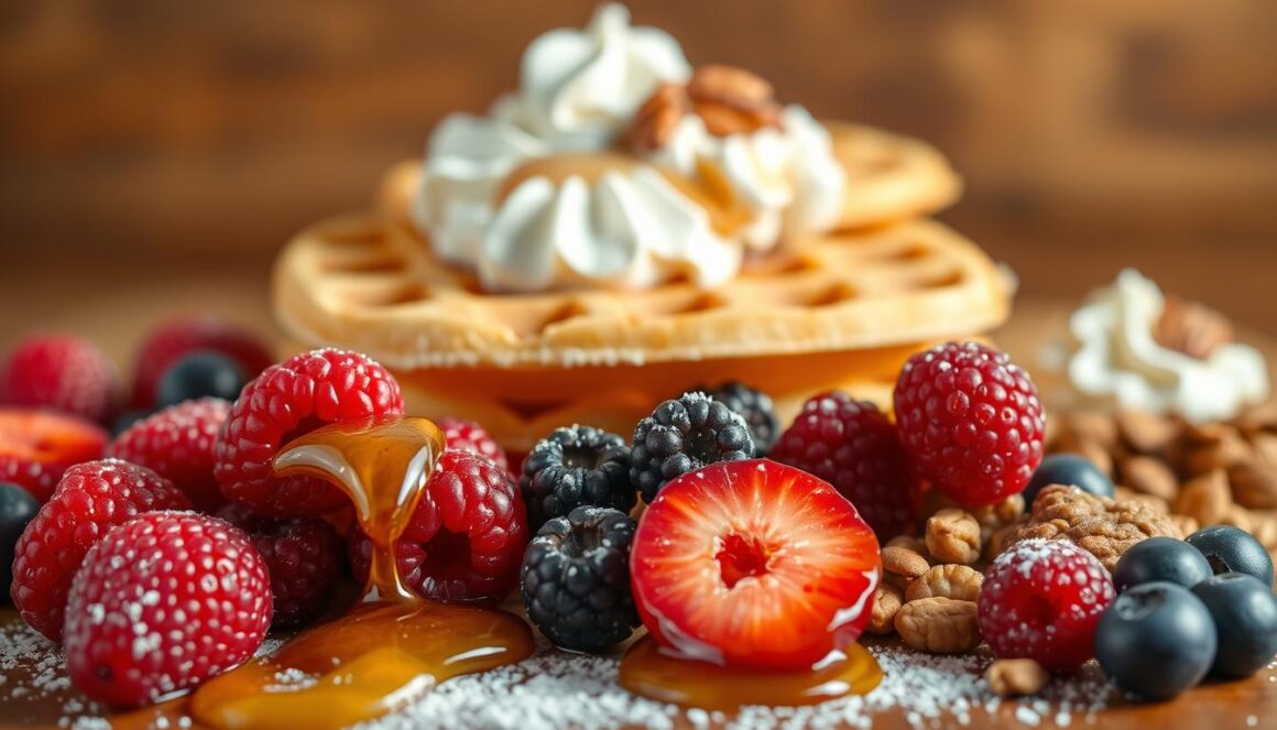 Waffle Condiments Satisfy Cravings with Diabetic-Friendly Waffle Recipes
