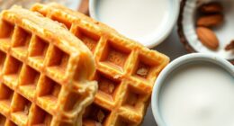 alternative milks alter waffle texture