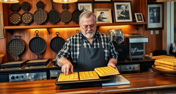 belgian waffle pioneer immigrant