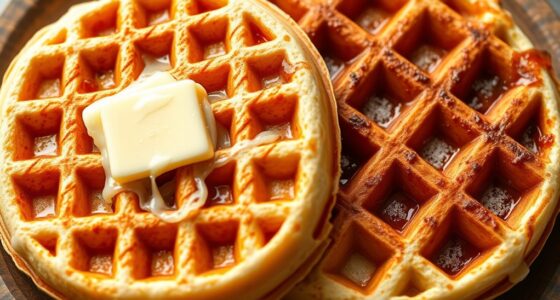 buttermilk enhances waffle browning