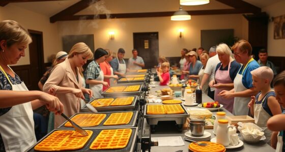 churches popularized waffle breakfasts