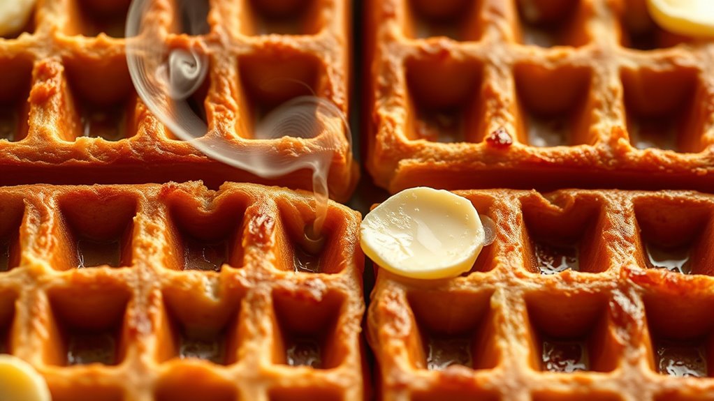 control steam for perfect waffles