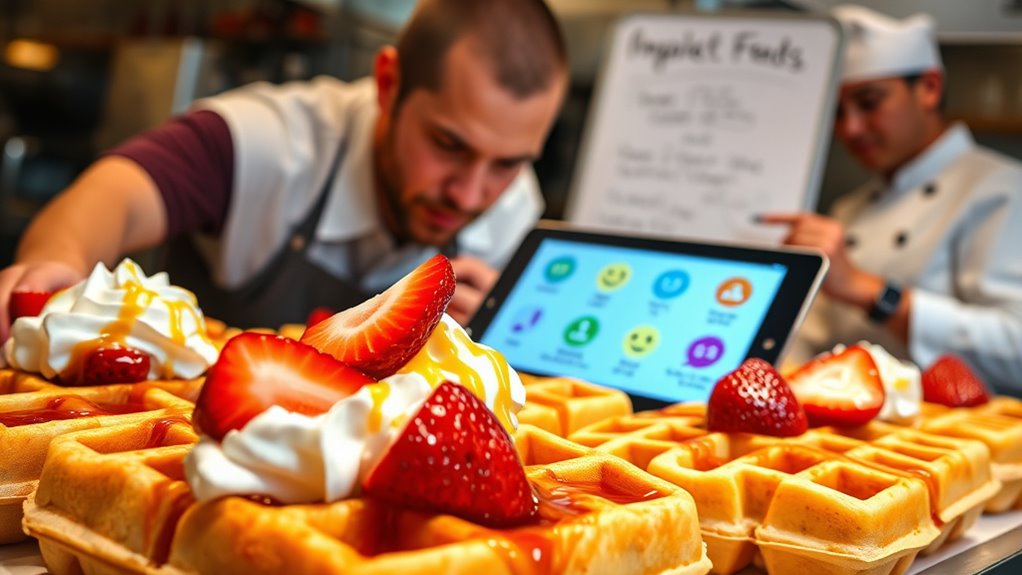 customer feedback for waffles