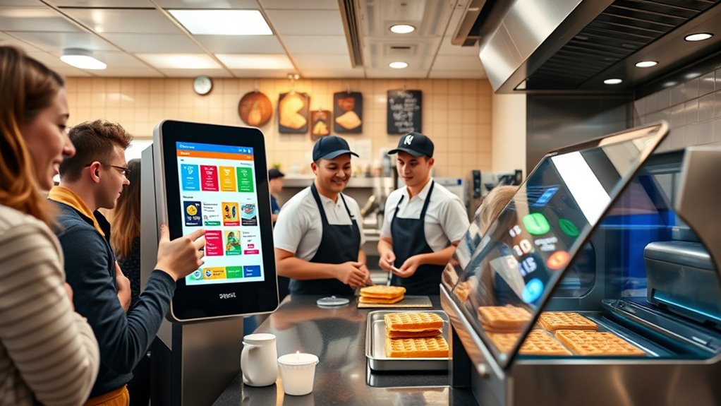 digital systems improve waffle shop efficiency