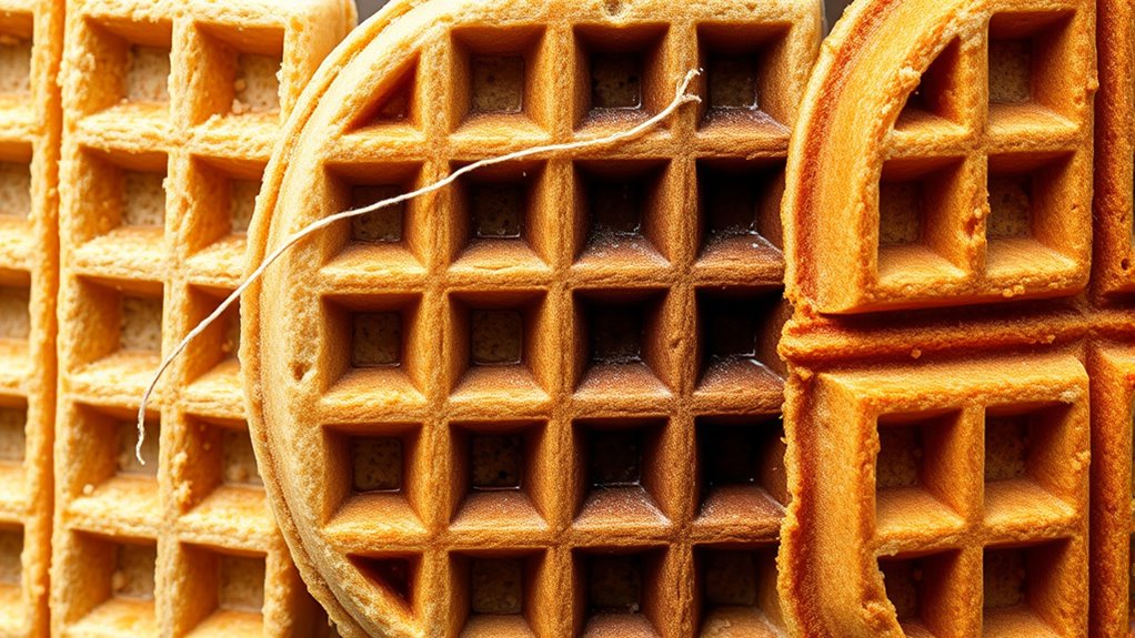 flour types affect waffle texture