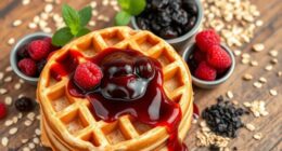 iron rich breakfast waffle