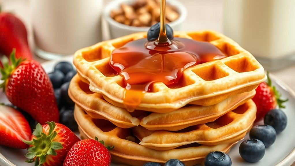 nut free gluten dairy waffles