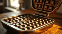 optimal waffle iron temperature