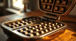 optimal waffle iron temperature