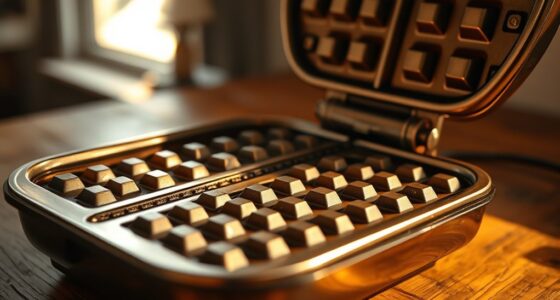 optimal waffle iron temperature