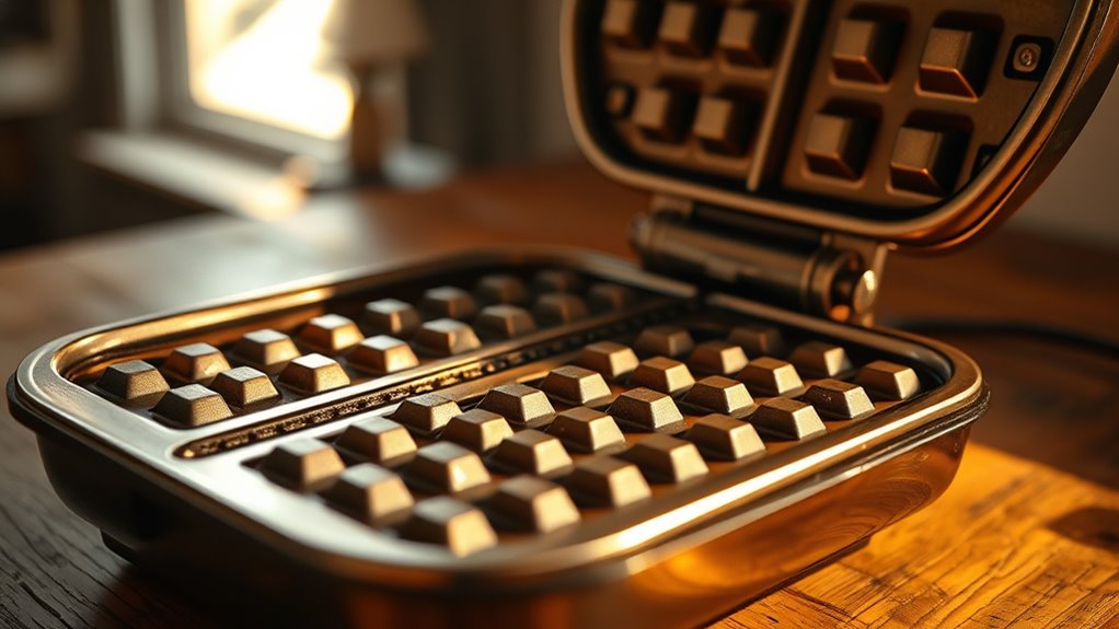 optimal waffle iron temperature