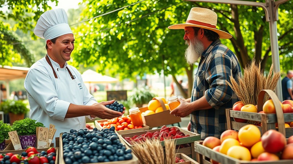 partnering with local farmers