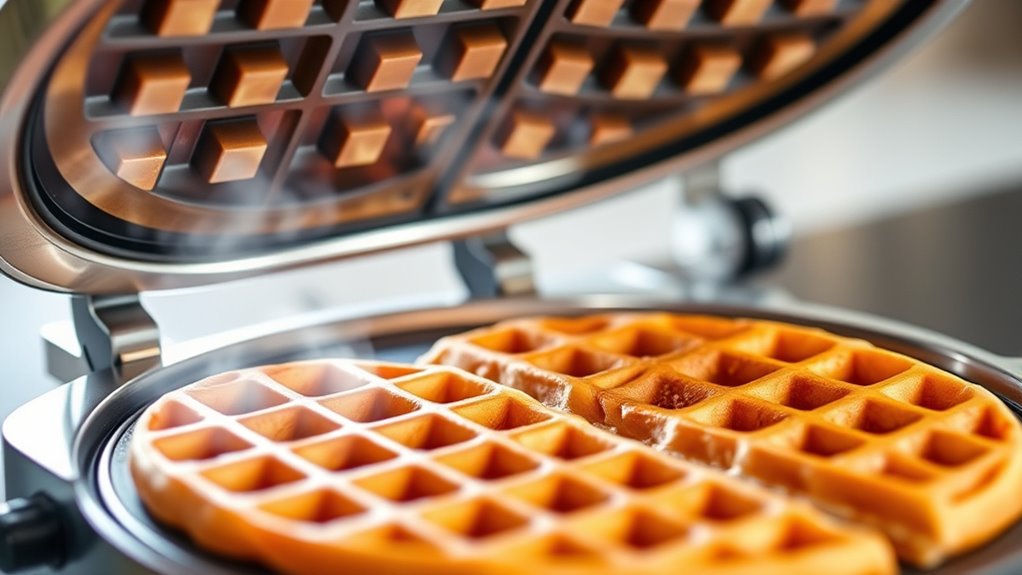 perfect waffle temperature control