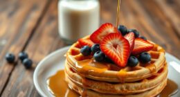 post workout electrolyte waffles