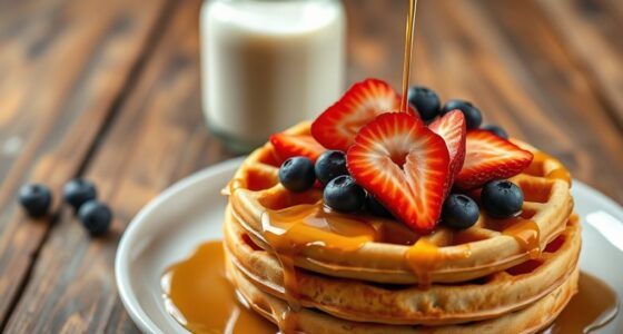 post workout electrolyte waffles