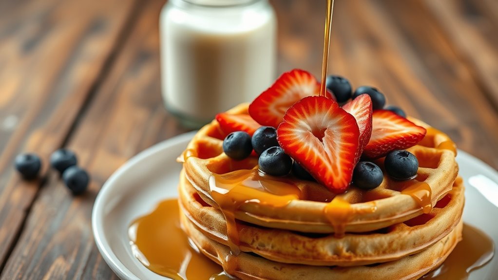 post workout electrolyte waffles