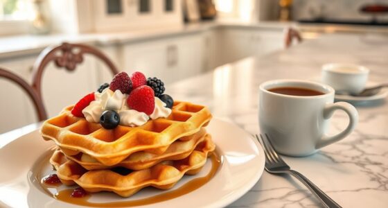 presidents breakfast waffle stories