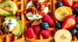 savory waffles topping ideas