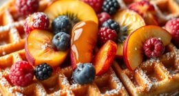 seasonal fruit waffle ideas