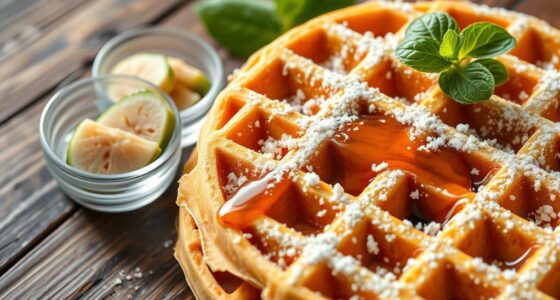 sweetener comparison in waffles