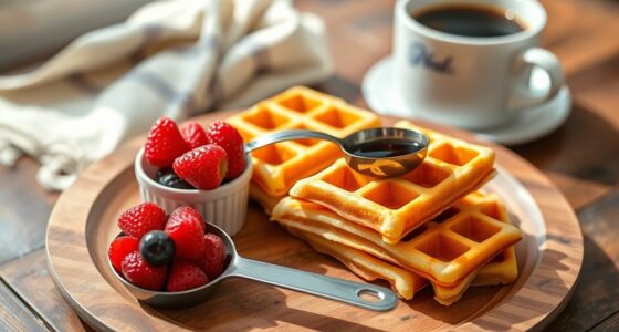 waffle calorie management tips