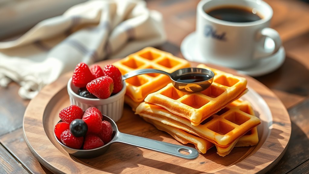 waffle calorie management tips