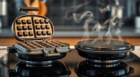 waffle iron thermodynamics comparison
