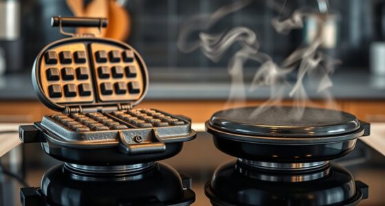 waffle iron thermodynamics comparison