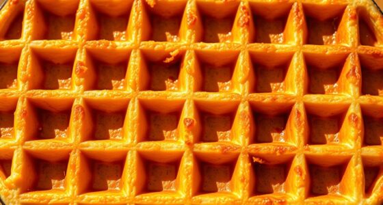 waffle pattern heat distribution