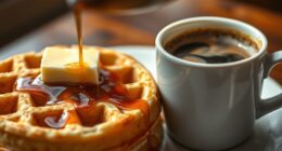 waffles and coffee pairing