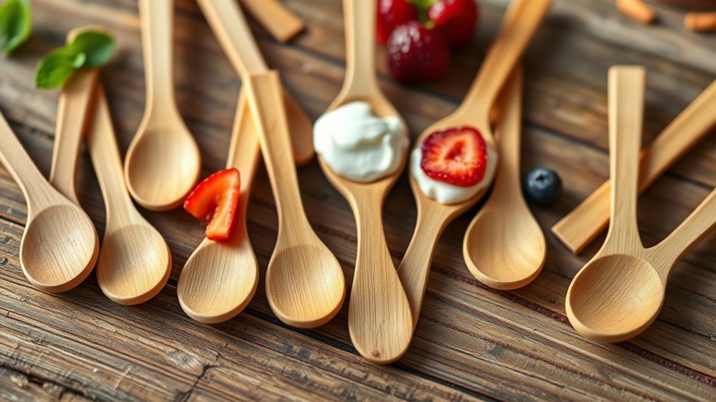 eco friendly tasting spoon options