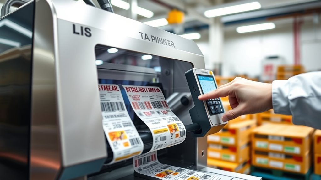 food packaging label printer considerations